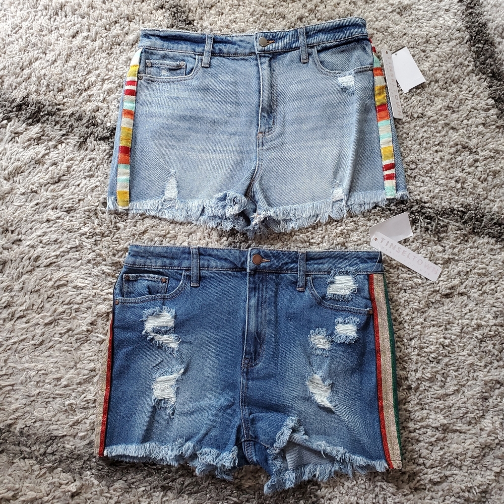 NWT Bundle Of Tinseltown Jean Shorts